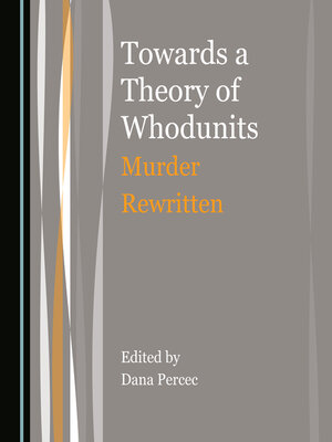 cover image of Towards a Theory of Whodunits
